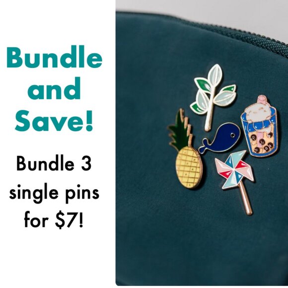 Golden Strawberry Pin Badge - Picture 16 of 16